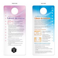 Early Detection For Breast/Testicular Cancer-Hang Tag-Door Tag (Spanish)